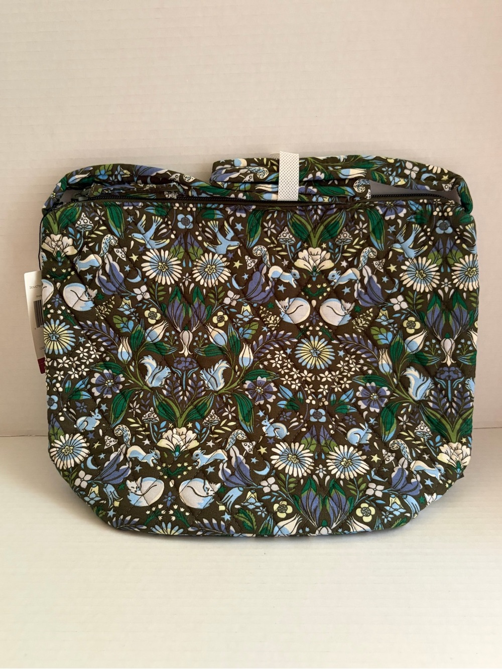Vera Bradley Slouchy Bucket Shoulder Bag in Enchanted Woodland Print